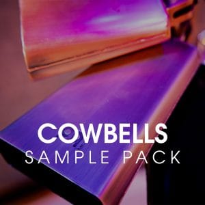 BLUE 13 COWBELLS sample pack — set of seven cowbells